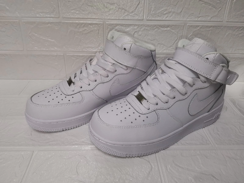 Кроссовки Nike Air Force 1 mid white фото-3