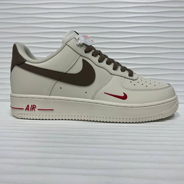 Кроссовки Nike Air Force 1 White/Brown фото-3