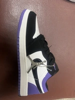 Nike Air Jordan 1 Low Фиолетовые Детские (16-40) фото-1