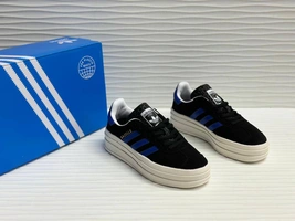 Кроссовки Adidas Gazelle Bold Black/Blue фото-4