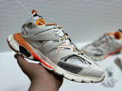 Кроссовки Balenciaga Track Trainers White\Orange