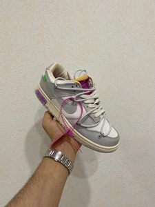 Кроссовки Nike SB Dunk Low x OFF-white Белые