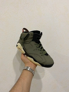 Кроссовки Nike Air Jordan 6 цвет Зеленый