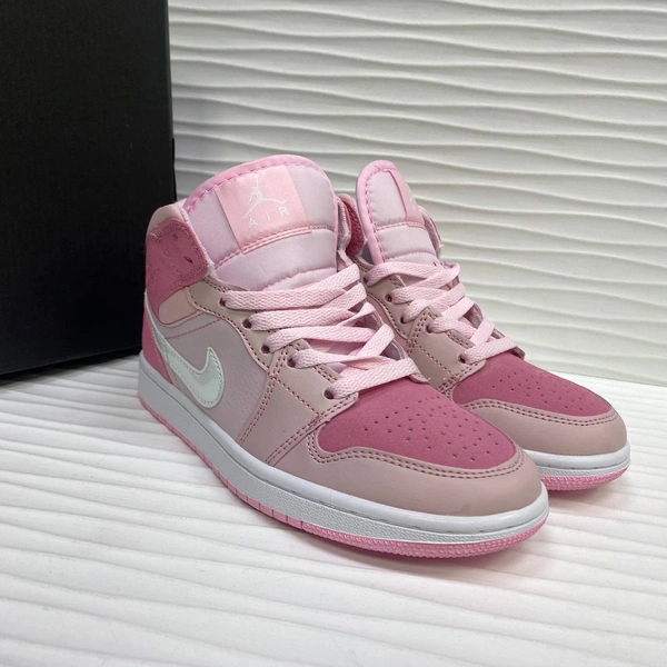 Кроссовки Nike Air Jordan 1 Mid Pink фото-6