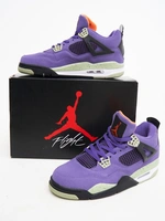 Кроссовки Nike Air Jordan 4 Retro Фиолетовые фото-5