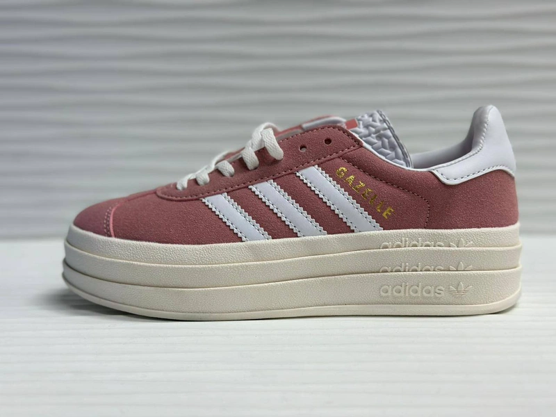 Кроссовки Adidas Gazelle Bold Pink/White фото-2