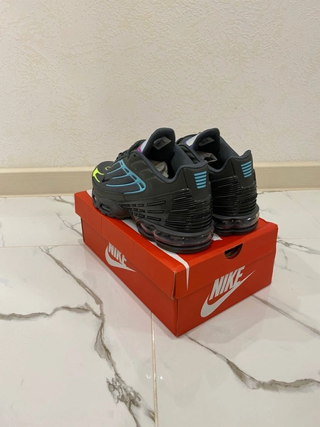 Nike Air Max Tn Plus 3 голубой + зеленый фото-6