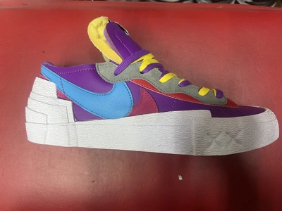 Kaws Sacai Nike Blazer Low цвет Фиолетовый