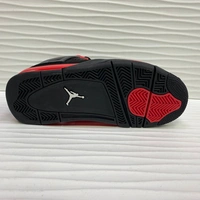 Кроссовки Nike Air Jordan 4 Retro Black-RED фото-3