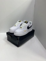 Кроссовки Nike Air Force 1 white-gold фото-5