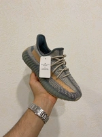 Adidas Yeezy 350 Boost v2 серо-бежевые фото-5