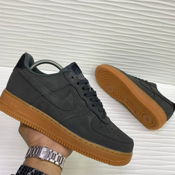 Кроссовки Nike Air Force 1 черные фото-7