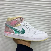 Кроссовки Nike Air Jordan 1 Retro Paint Drip фото-5