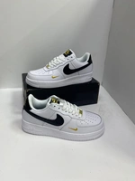 Кроссовки Nike Air Force 1 white-gold фото-6