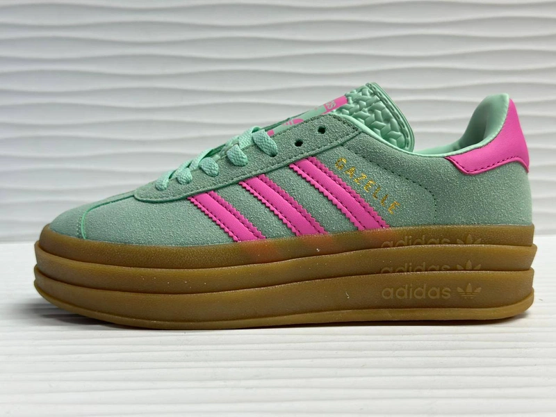 Кроссовки Adidas Gazelle Bold Green/Pink фото-5