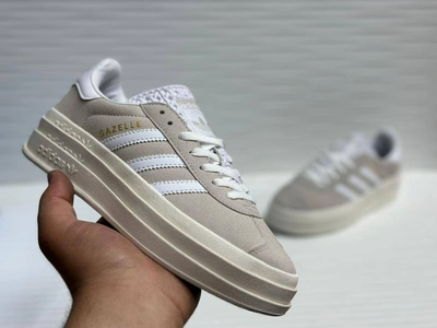 Кроссовки Adidas Gazelle Bold Grey/White