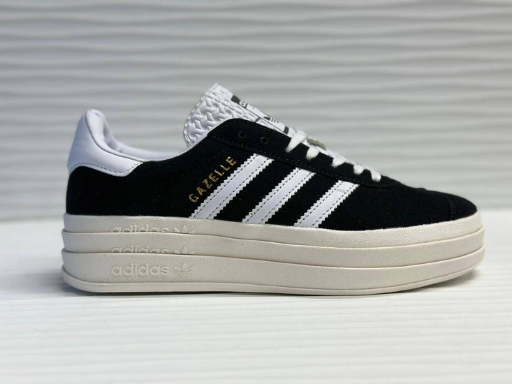 Кроссовки Adidas Gazelle Bold Black фото-1