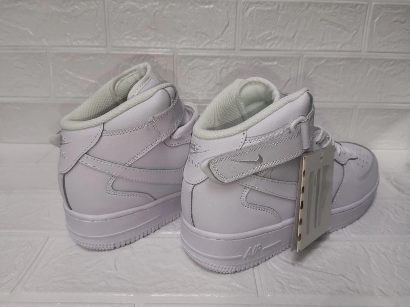 Кроссовки Nike Air Force 1 mid white фото-4