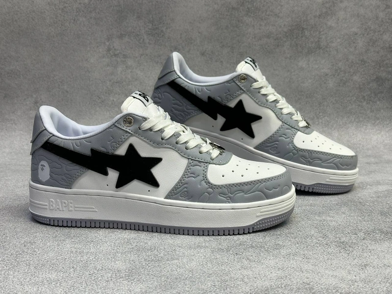 Кроссовки Bape Sta Black/Grey фото-5