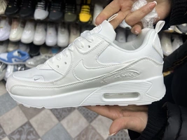 Nike Air Max 90 белые (36-45) фото-2