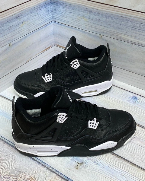 Кроссовки Nike Air Jordan 4 Retro black фото-5