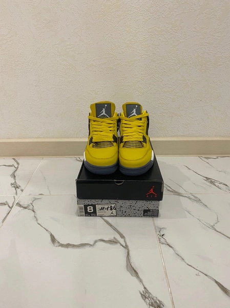 Кроссовки Nike Air Jordan 4 Retro Yellow фото-3