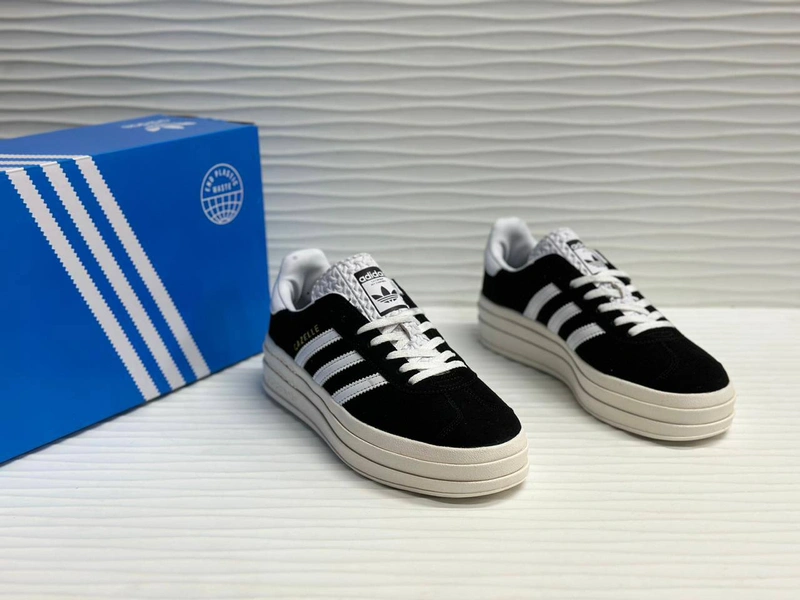 Кроссовки Adidas Gazelle Bold Black фото-3