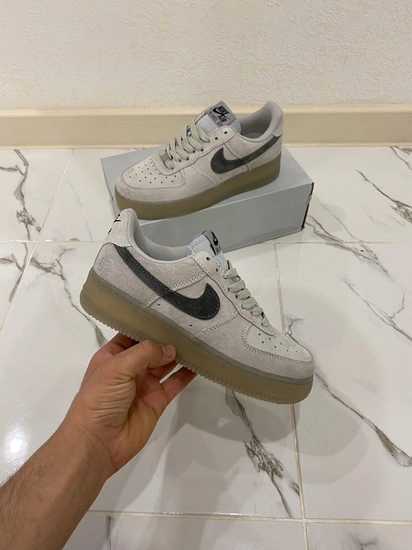 Кроссовки Nike Air Force 1 Бежевые фото-1