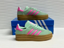 Кроссовки Adidas Gazelle Bold Green/Pink фото-2