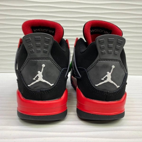 Кроссовки Nike Air Jordan 4 Retro Black-RED фото-7