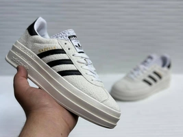 Кроссовки Adidas Gazelle Bold White/Black фото-5