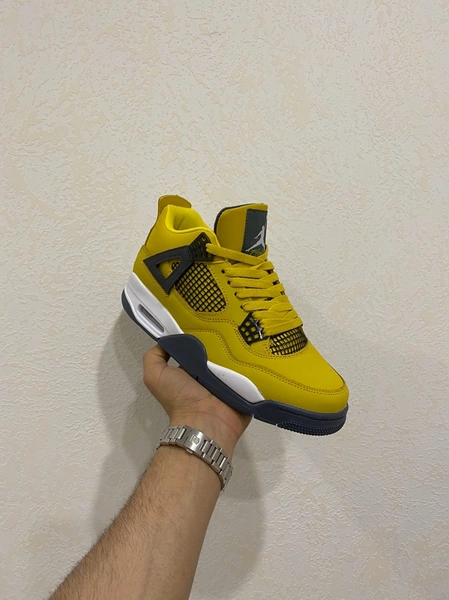 Кроссовки Nike Air Jordan 4 Retro Yellow фото-5