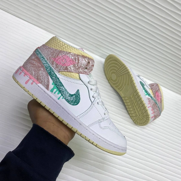 Кроссовки Nike Air Jordan 1 Retro Paint Drip фото-7