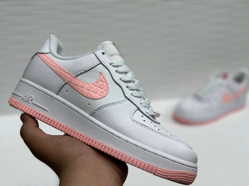 Кроссовки Nike Air Force 1 White/Pink фото-5