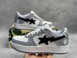 Кроссовки Bape Sta Black/Grey фото-4