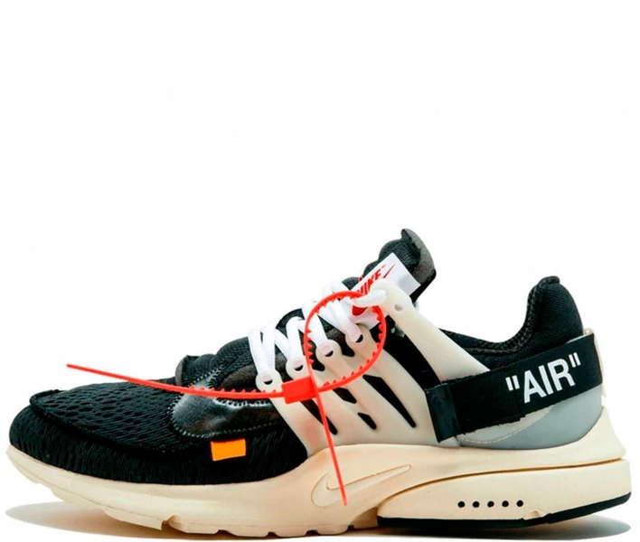 Кроссовки Nike Air Presto X Off White Black/White – Черные фото-4