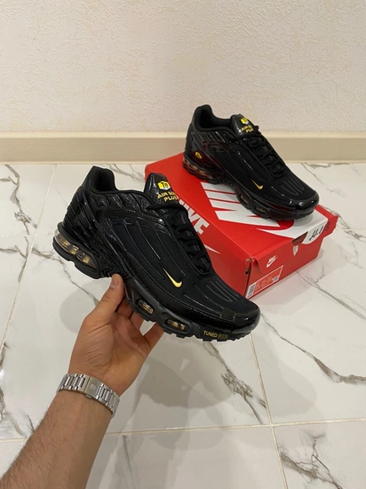 Nike Air Max Tn Plus 3 черный + золотой фото-1