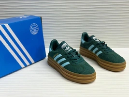 Кроссовки Adidas Gazelle Bold Green/Blue фото-3