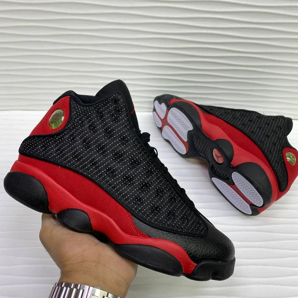 Кроссовки Nike Air Jordan 13 Retro Black/Red фото-4