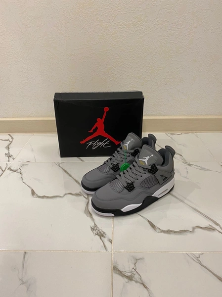 Кроссовки Nike Air Jordan 4 Retro Серый фото-5