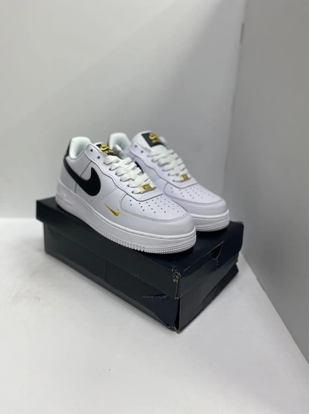 Кроссовки Nike Air Force 1 white-gold фото-8