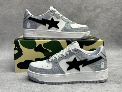 Кроссовки Bape Sta Black/Grey