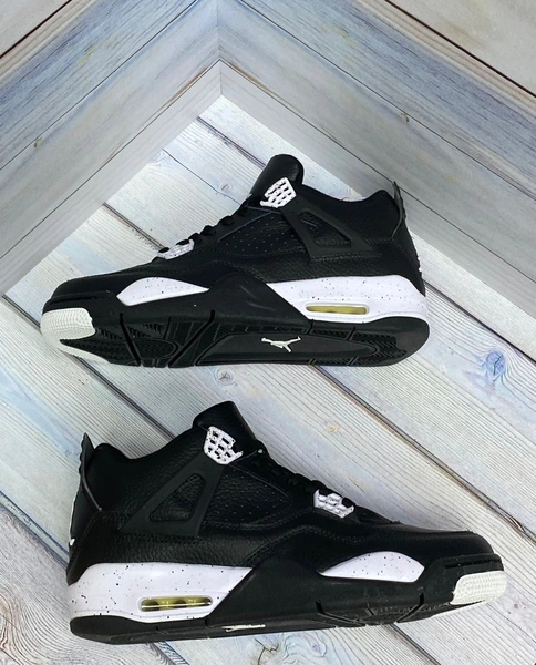 Кроссовки Nike Air Jordan 4 Retro black фото-4