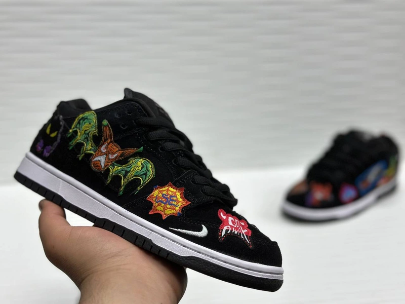 Кроссовки Nike SB Dunk Low x Neckface Black фото-6