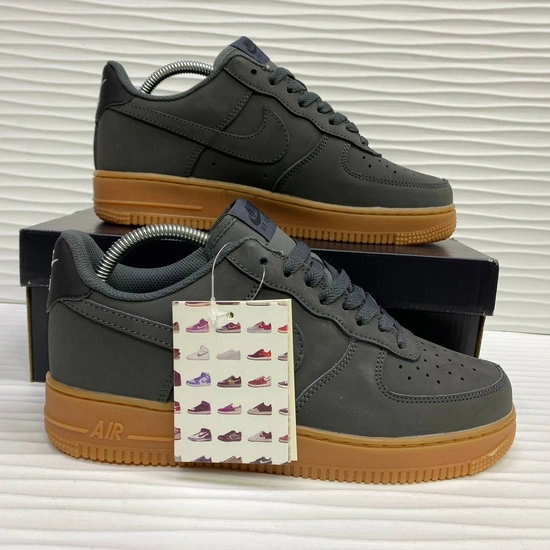 Кроссовки Nike Air Force 1 черные фото-1