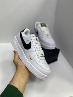 Кроссовки Nike Air Force 1 white-gold фото-3