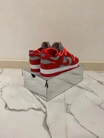 Кроссовки Nike SB Dunk Low x OFF-white Красные фото-8