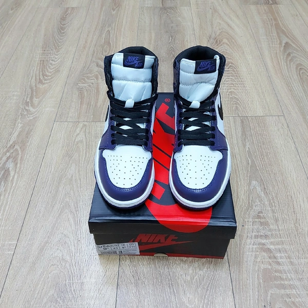 Кроссовки Nike Air Jordan 1 Mid Фиолетовый фото-3