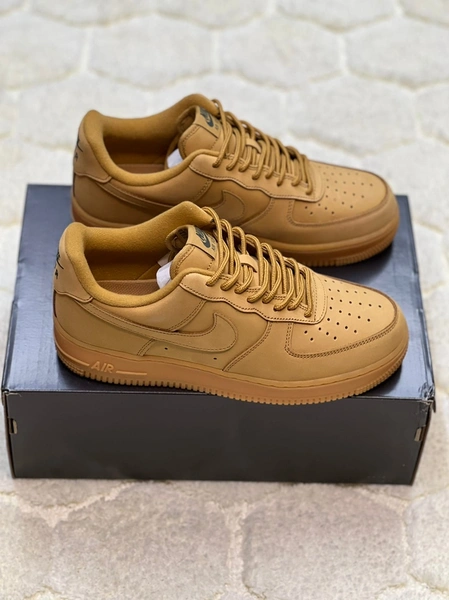 Кроссовки Nike Air Force 1 gold фото-5