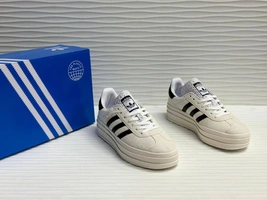 Кроссовки Adidas Gazelle Bold White/Black фото-2